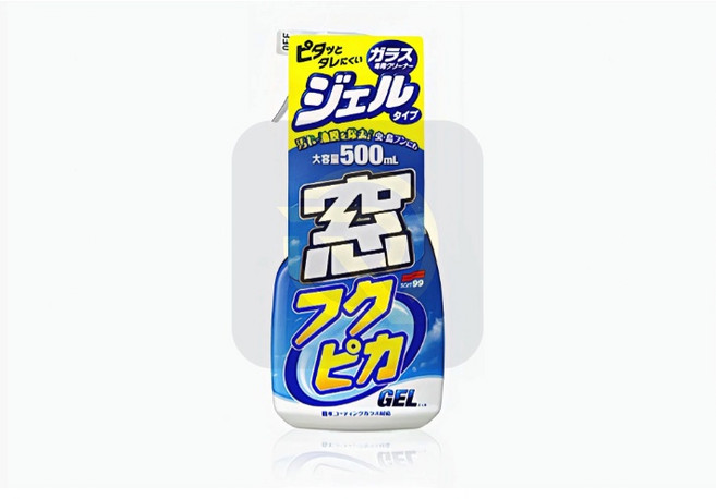 SOFT99 玻璃清潔劑 凝膠型 液體不易垂流, 1個