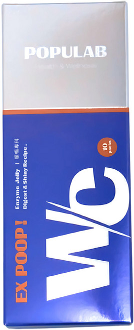 POPULAB WC酵素果凍EX 順暢專科 促進消化, 20g, 10個