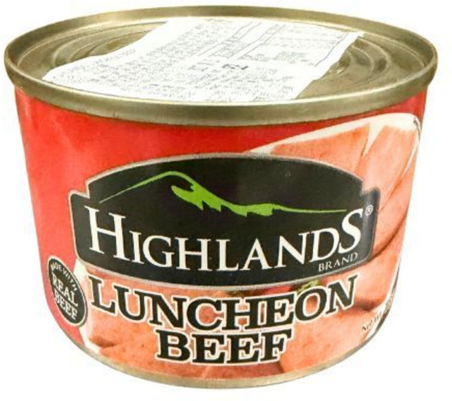 Highlands 午餐牛肉 100% 真牛肉 165g, 1個