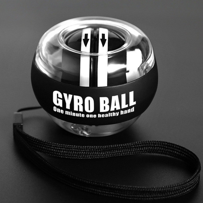 GYRO BALL 機械腕力球 自啟動腕力訓練, 全金屬無燈, 1個