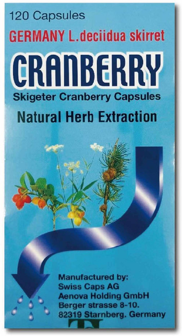 CRANBERRY德國護理順軟膠囊120粒 - 女性私密呵護 調整體質 提升保護力 台灣公司貨, 1個, 120顆