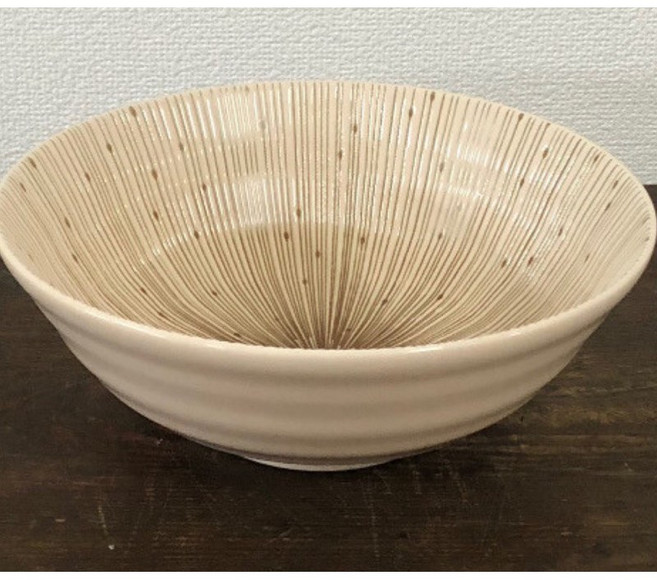 日本製千段十草 美濃燒 拉麵碗 丼飯 湯麵 21cm, 1個