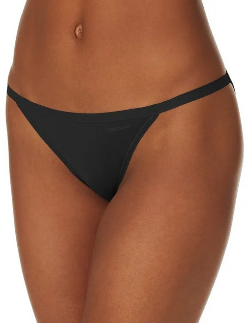 DKNY 無痕丁字褲, 黑,M