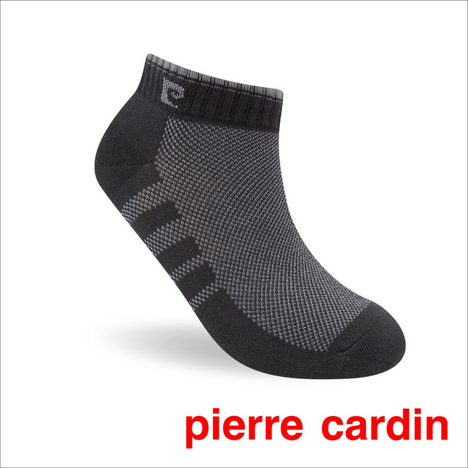【Pierre Cardin 皮爾卡登】男襪 短襪 運動 棉襪 潮襪 消臭抑菌 導流透氣休閒襪 網孔 環保纖維