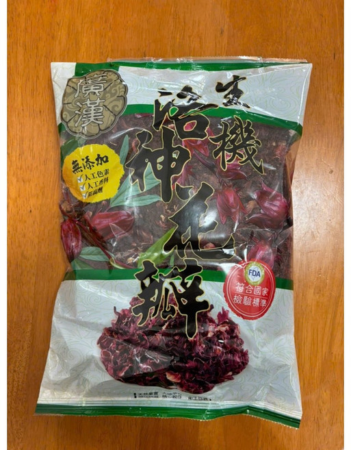 吉泰 乾燥洛神花瓣 無添加人工色素、香料、防腐劑, 1個, 洛神花瓣