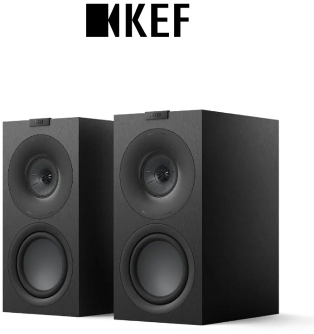 KEF Q Concerto Meta 三音路書架式揚聲器, 黑