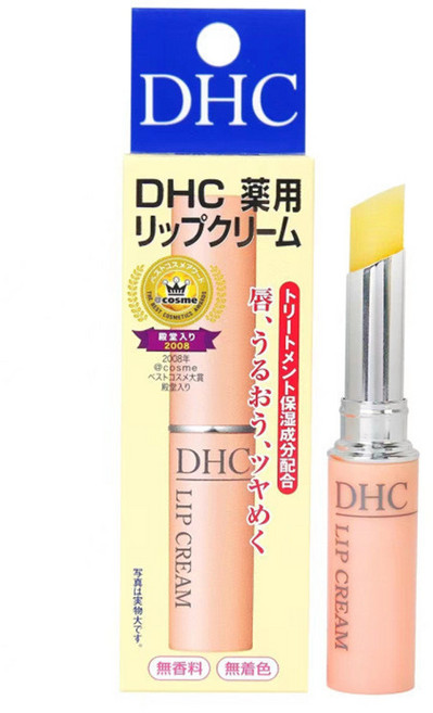 DHC 藥用護唇膏 滋潤保濕, 1個, 1支裝-日本DHC護脣膏