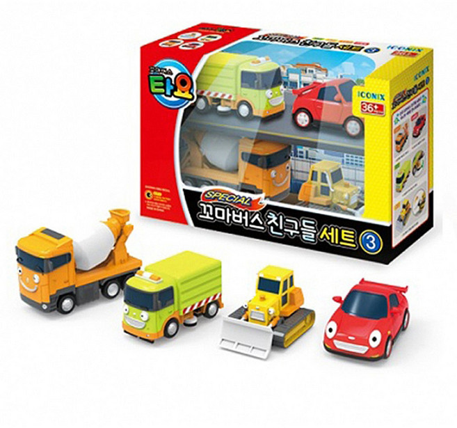 ICONIX Tayo 工程車4件組, 1個