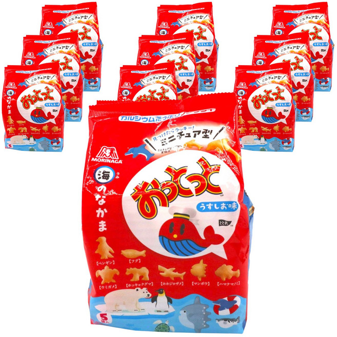 森永 Ottotto 淡鹽味 5入, 10個, 75g