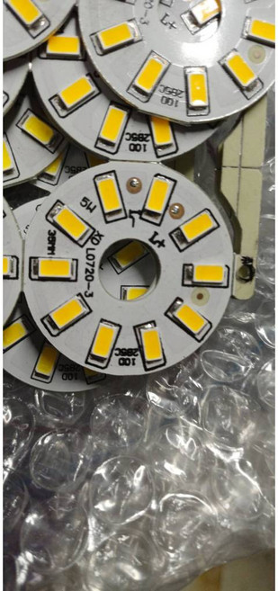 5W LED晶片 2B5C 10LED L0720-3 35MM尺寸 DIY焊接光板, 1個, 6000K