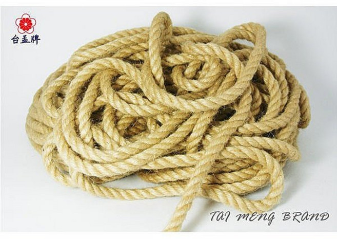 台孟牌 粗麻繩 10mm, 10mm 原色, 1個