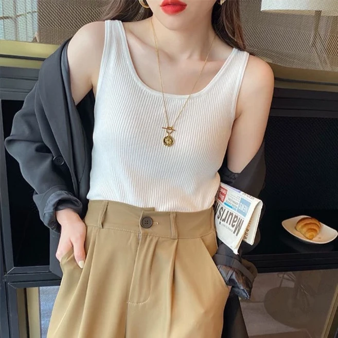 女生背心 螺紋 大尺碼 內搭小可愛