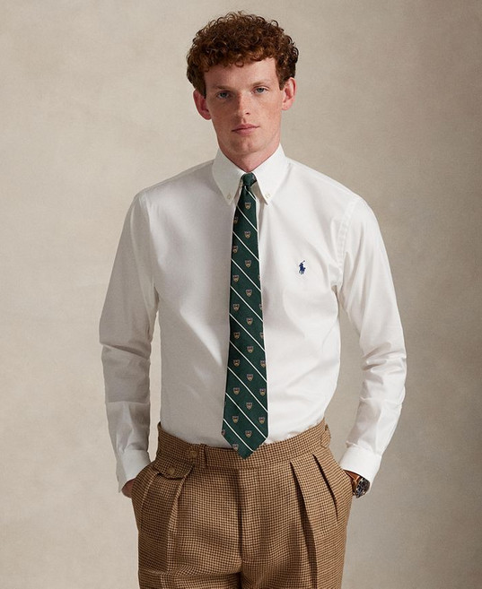 Polo Ralph Lauren Men's Classic-Fit Performance Twill Shirt - White 249281