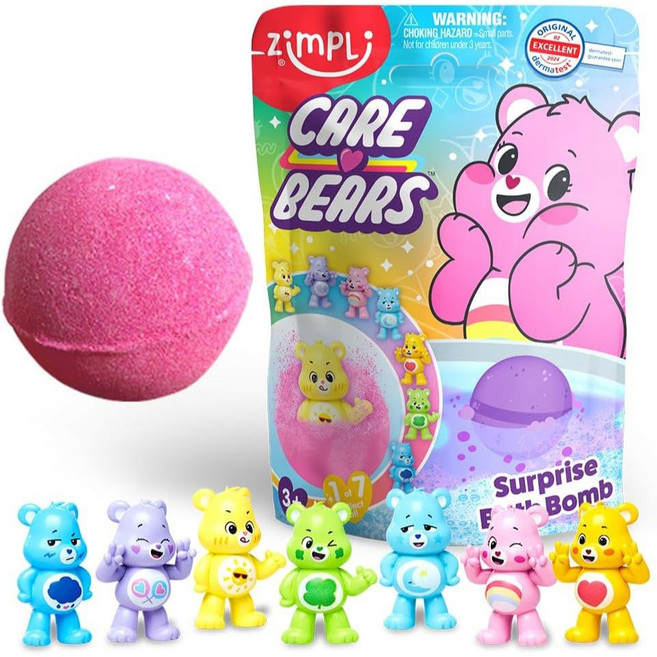 CareBears 造型公仔沐浴球, 75g, 1個