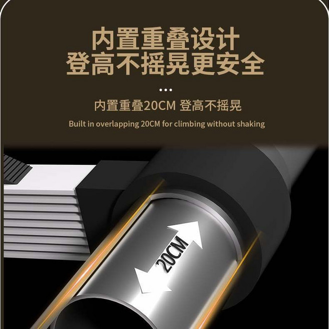 多功能不鏽鋼伸縮梯 家用 人字梯 工程梯 直梯, 1個, 【加厚加硬穩固不晃】不鏽鋼,【兩步梯】1.02M直梯