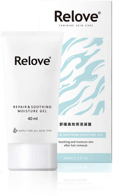 Relove 舒緩高效身體保濕凝露 (蘆薈萃取 積雪草萃取 維他命原B5), 40ml, 1條