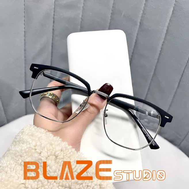 BLAZE 半框眼鏡 防藍光 UV 400