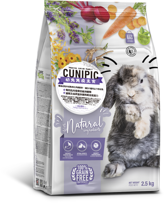 CUNIPIC 幼兔免疫主食 700g, 1個
