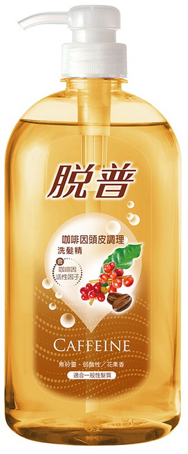 脫普 咖啡因頭皮調理洗髮精 弱酸性 溫和無負擔 800ml, 1件