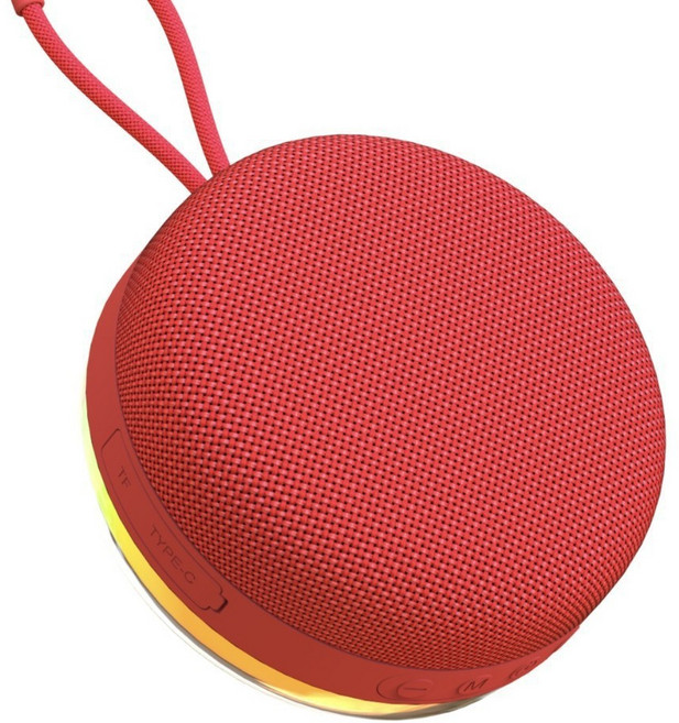 HIFI音質 便攜小音箱, 紅色, 如圖