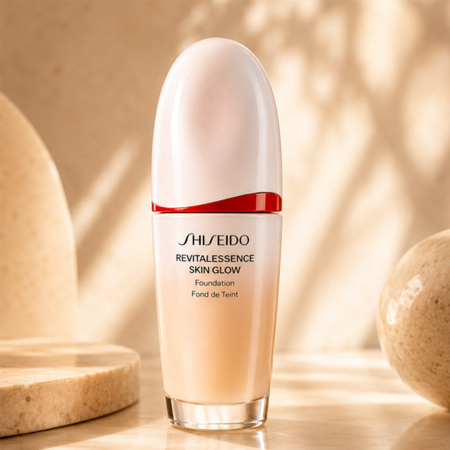 시세이도 리바이탈에센스 스킨 글로우 파운데이션 30ml, 120 아이보리, 1개