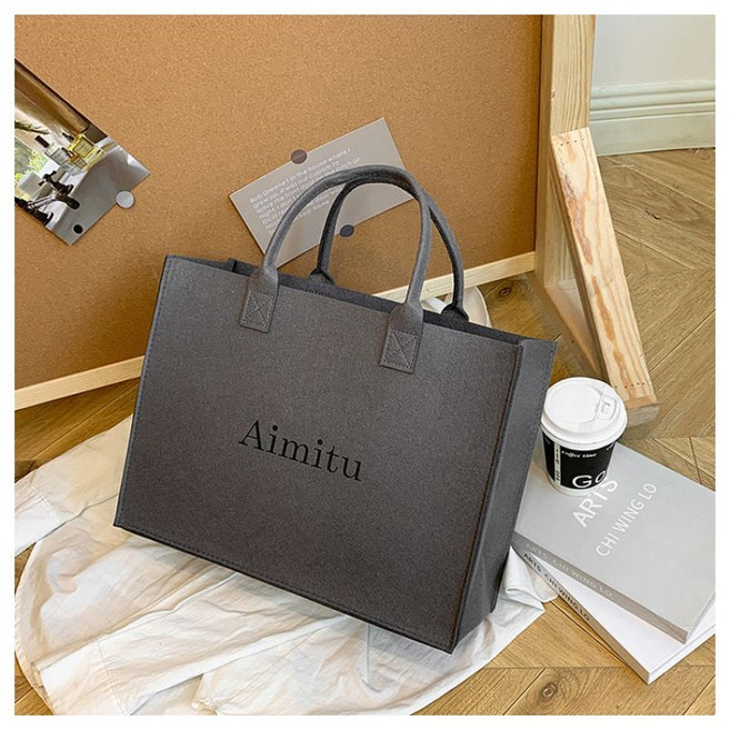 Aimitu 毛氈 - 日系麻布包 上班族適用