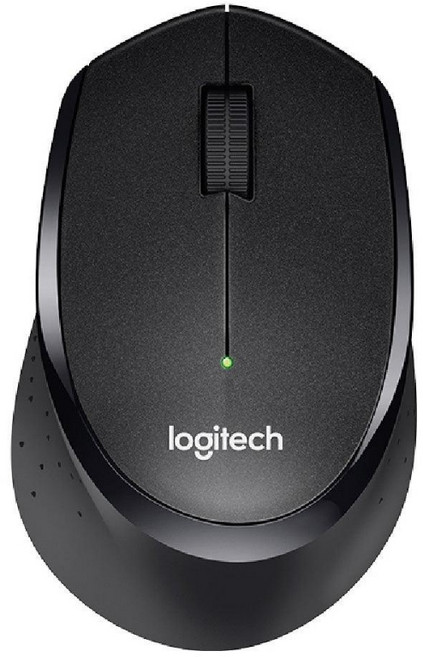 Logitech 羅技 M331 無線靜音滑鼠 黑色