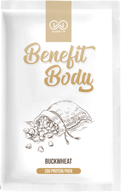 WORTH 沃爾司 Benefit Body 激能蛋白 烤糖蕎麥口味, 30g, 1個