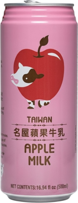 名屋蘋果牛乳, 24個裝, 500ml