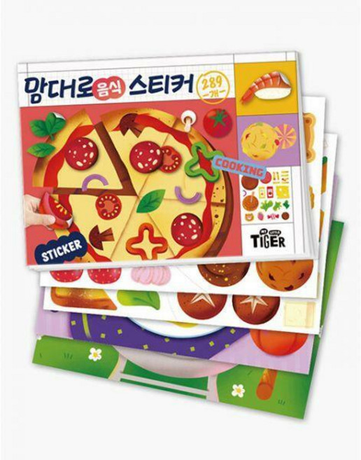 samsung publishing 隨心所欲貼紙: 食物, 參考詳細說明
