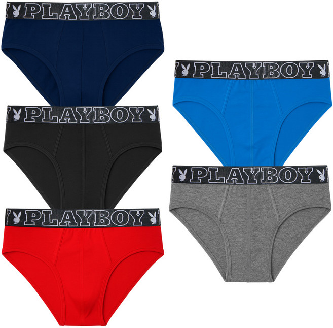 PLAYBOY 男士內褲 時尚簡約 親膚透氣 舒適貼身