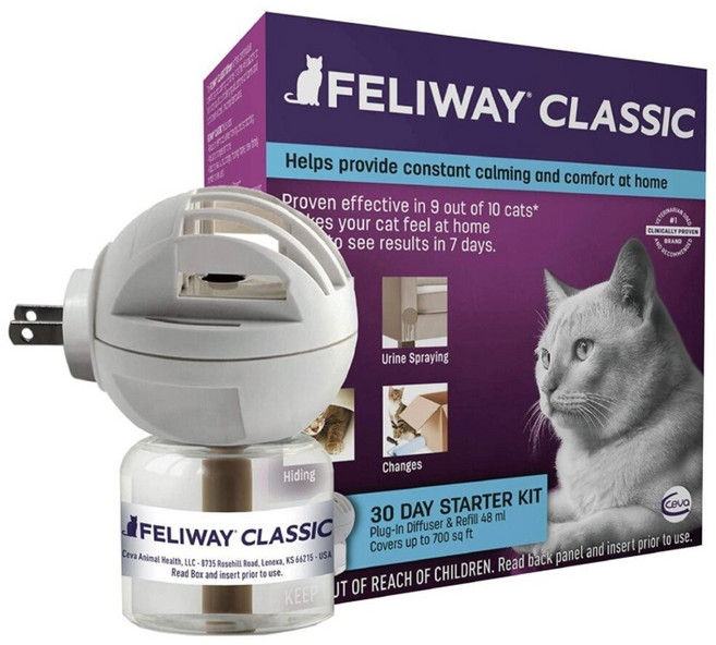 FELIWAY 貓咪費洛蒙 補充瓶 貓用, 1個, 插電組48ml