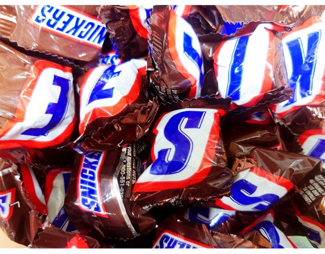 Snickers 迷你士力架 花生巧克力 20入, 1個, 迷你士力架20顆
