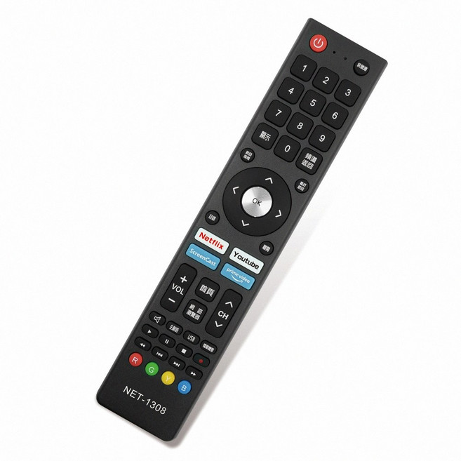 禾聯HERAN 聯網液晶電視遙控器 NET-1308, 1支