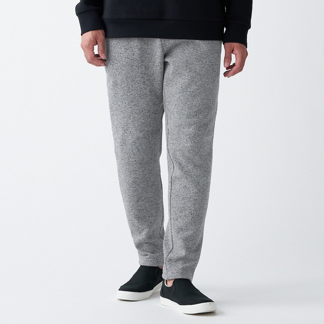 MUJI 無印良品 男款針織長褲 ABK02A0A