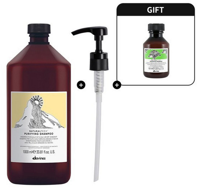 (신세계강남점)퓨리파잉 샴푸 1000ml (+리뉴잉 샴푸 100ml), 1개, 1L
