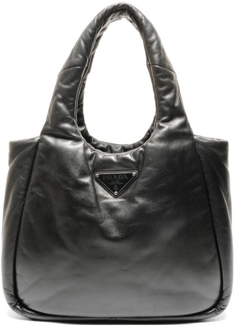 프라다 중고 2010's 트라이앵글 로고 패딩 핸드백