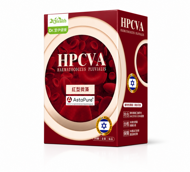 Dr.愛伊 HPCVA 紅型微藻膠囊, 1個, 30顆