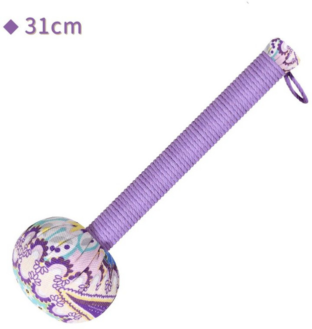 艾草按摩槌 DIY 材料包 【紫色】按摩槌31cm, 紫色31cm, 1個