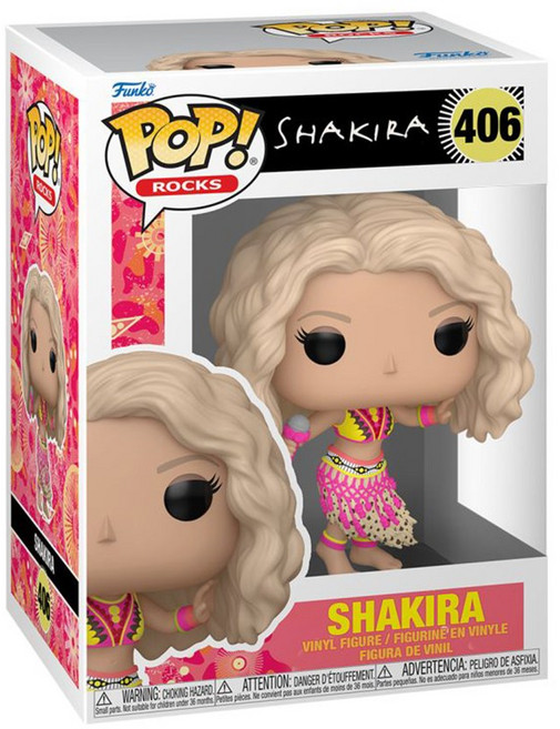 FUNKO POP Shakira Waka Waka 莎奇拉搖滾公仔 獨特造型 音樂收藏