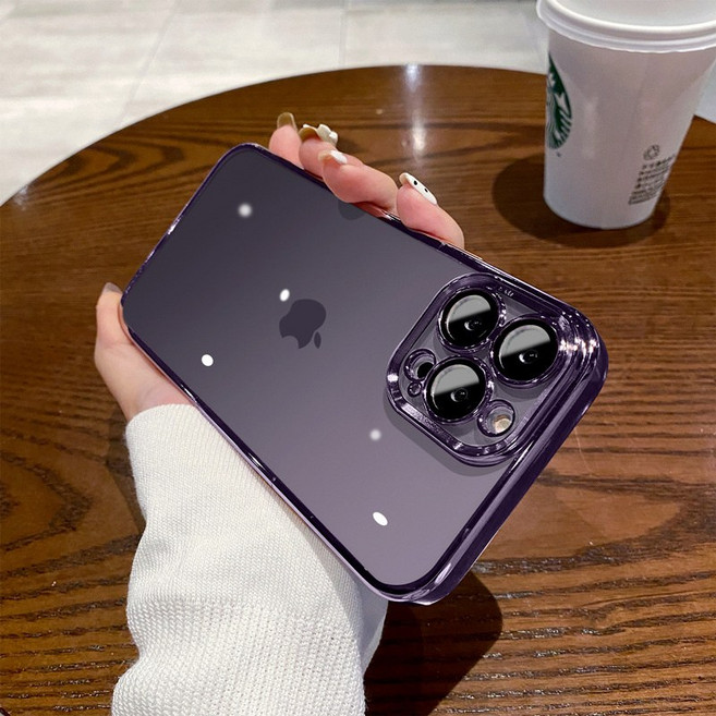 DIU 適用蘋果16promax手機殼電鍍iPhone15防摔全包14透明13簡約12外殼
