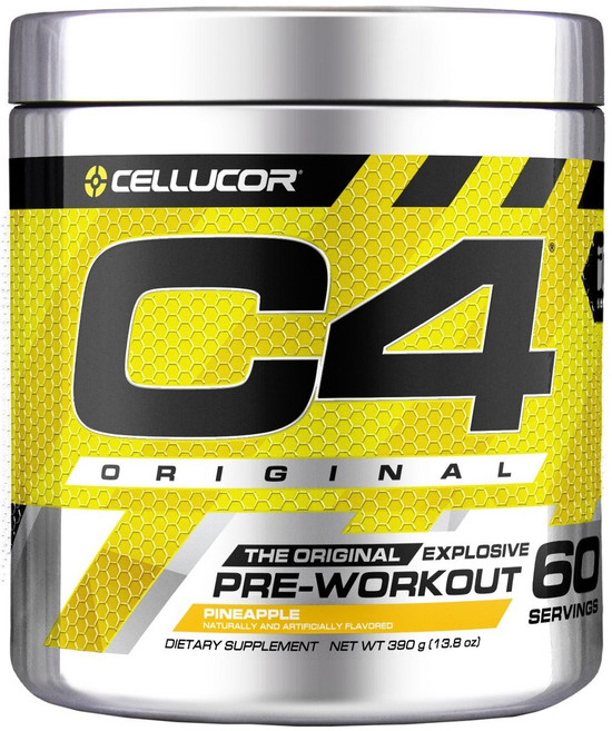 CELLUCOR C4 Original運前肌酸粉 鳳梨口味, 1罐, 390g