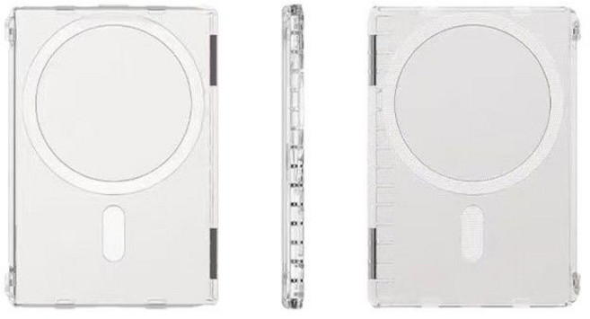 透明磁吸卡包 Magsafe 手機支架, 1個, 磁吸手机卡包--,左右开款式