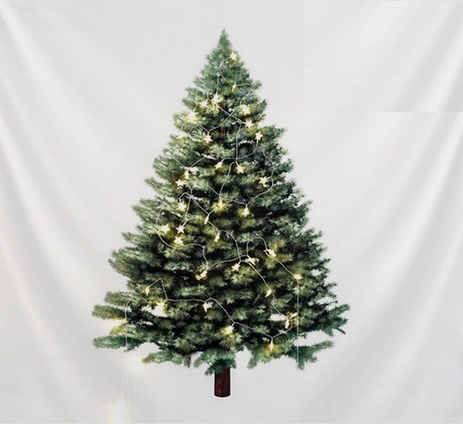 聖誕樹掛布 耶誕樹佈置, 聖誕掛布 #小 (70x100cm), 1個
