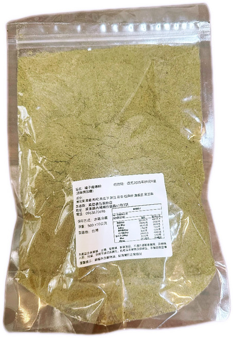 台灣真營養五穀粉-種子循環亞麻籽無花果粉(黑豆.亞麻籽.黑芝麻.南瓜子.茯苓.無花果.桑葚.枸杞.鷹嘴豆), 500g, 1個