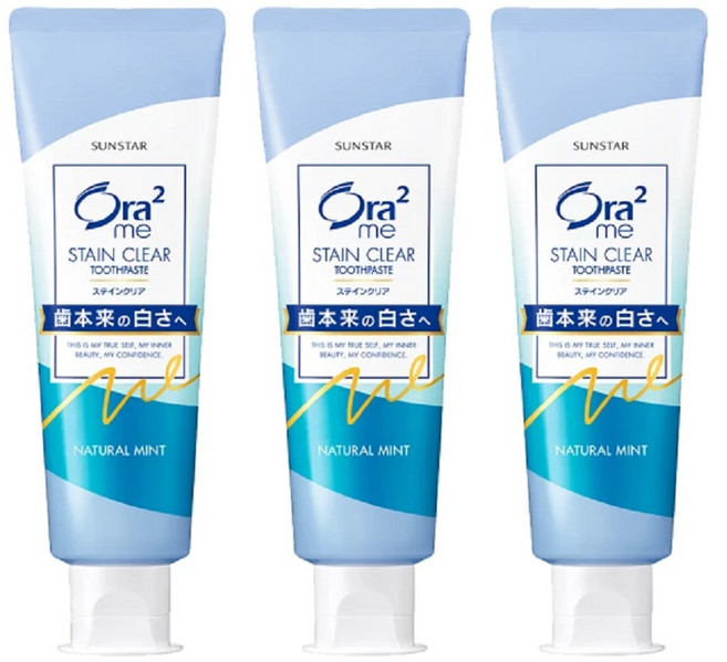 Ora2 me 淨澈護齦牙膏 自然薄荷, 130g, 3個