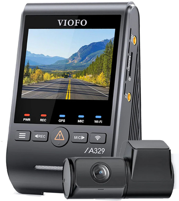 VIOFO A329S 雙鏡頭行車記錄器 前後4K STARVIS 2 IMX678 GPS 台灣代理