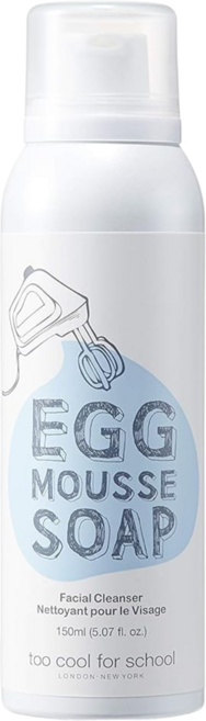 Too cool for school EGG柔滑雞蛋洗臉慕斯, 150ml, 1個
