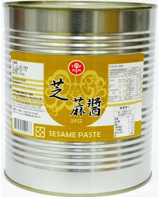 天府牌 芝麻醬 3KG, 1個