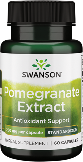 Swanson 斯旺森 標準化石榴萃取物 250mg 膠囊, 1個, 60錠